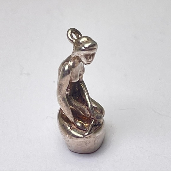 Vintage Sterling Silver Little Mermaid Charm - Picture 5 of 13